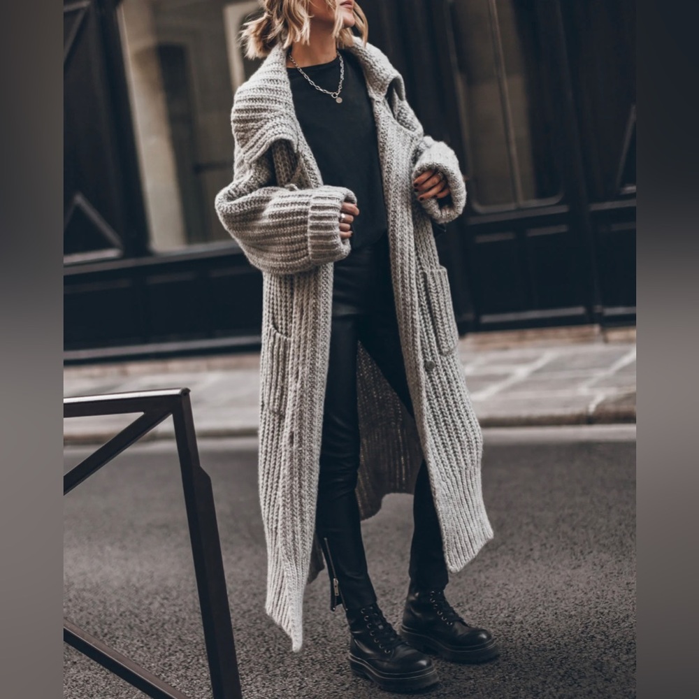 Mikuta THE LIGHT LONG KNITTED CARDIGAN